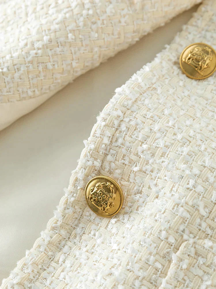 Luxury blazer and skirt set