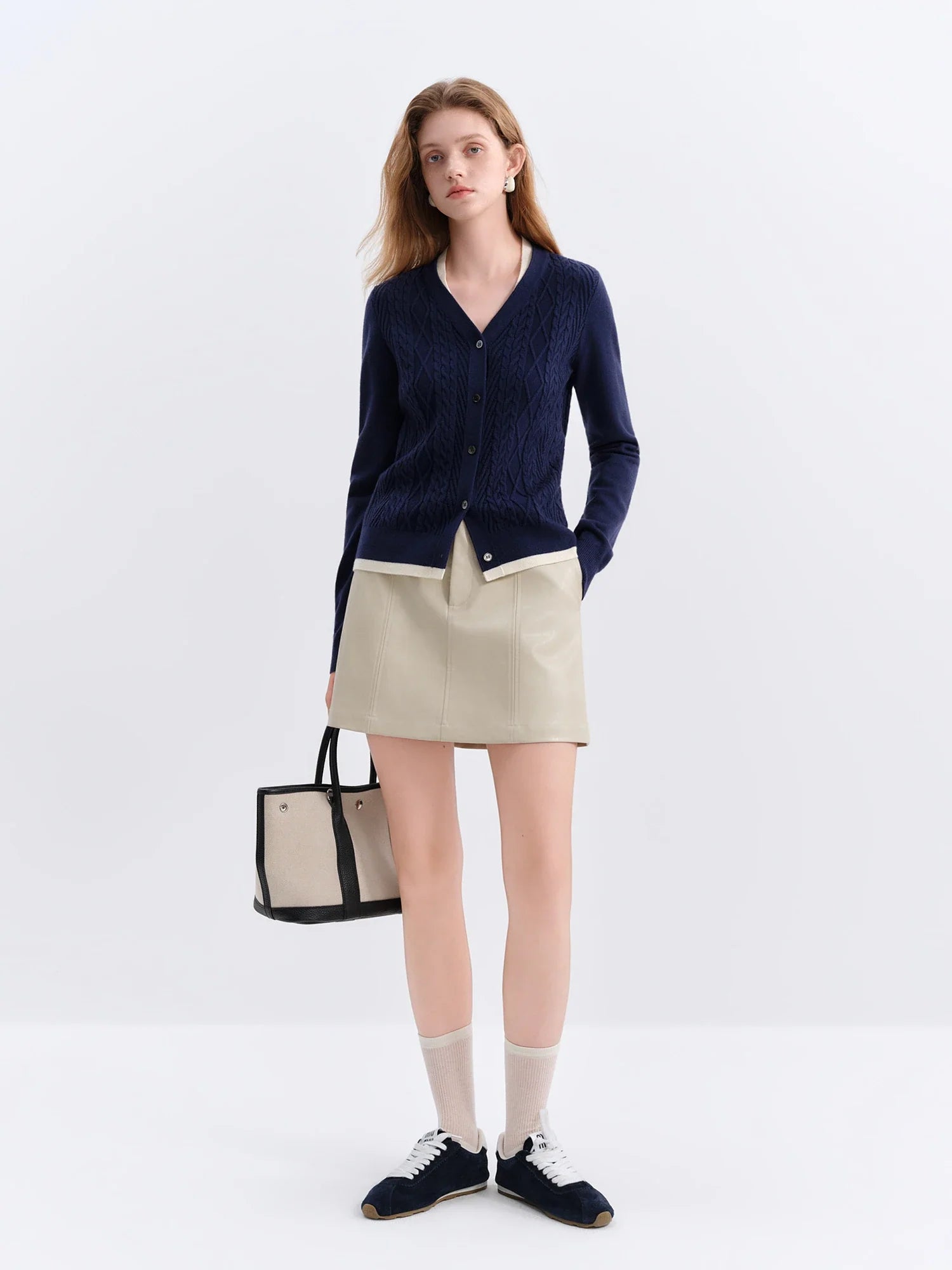 Two-piece Knitted Cardigan