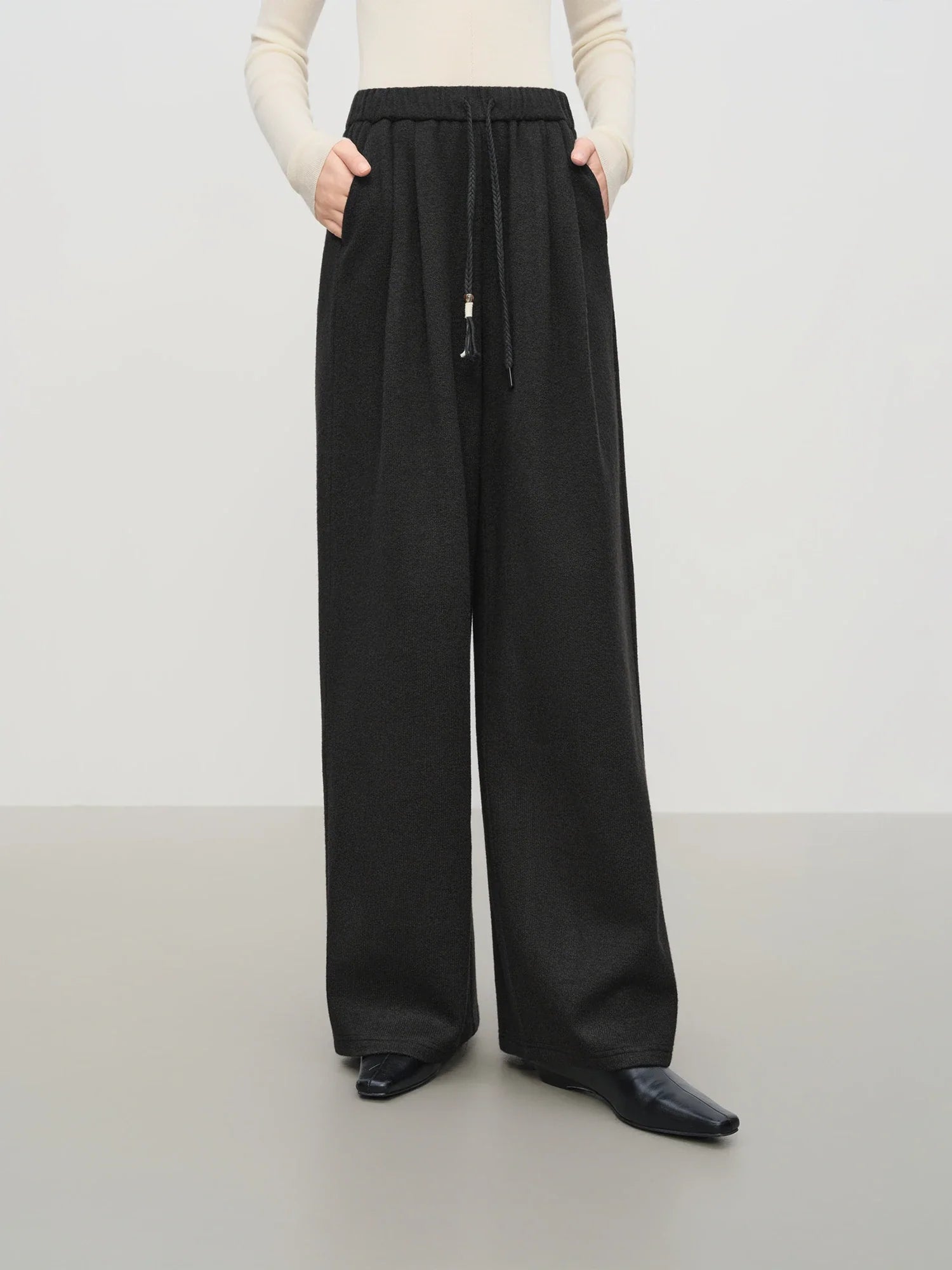 Casual Loose Wool Pants
