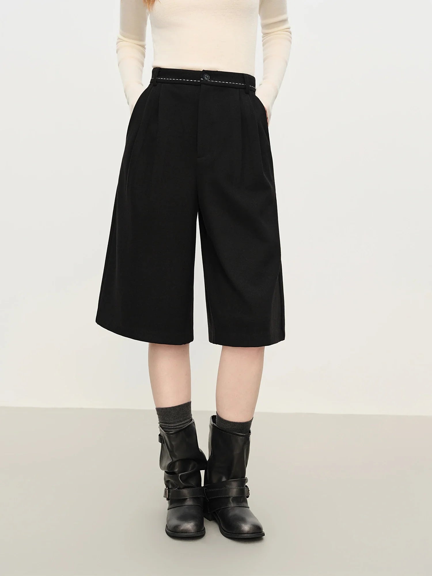 Loose Wide Leg Shorts