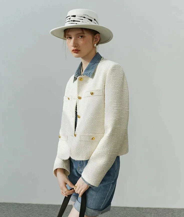 Luxury blazer and skirt set