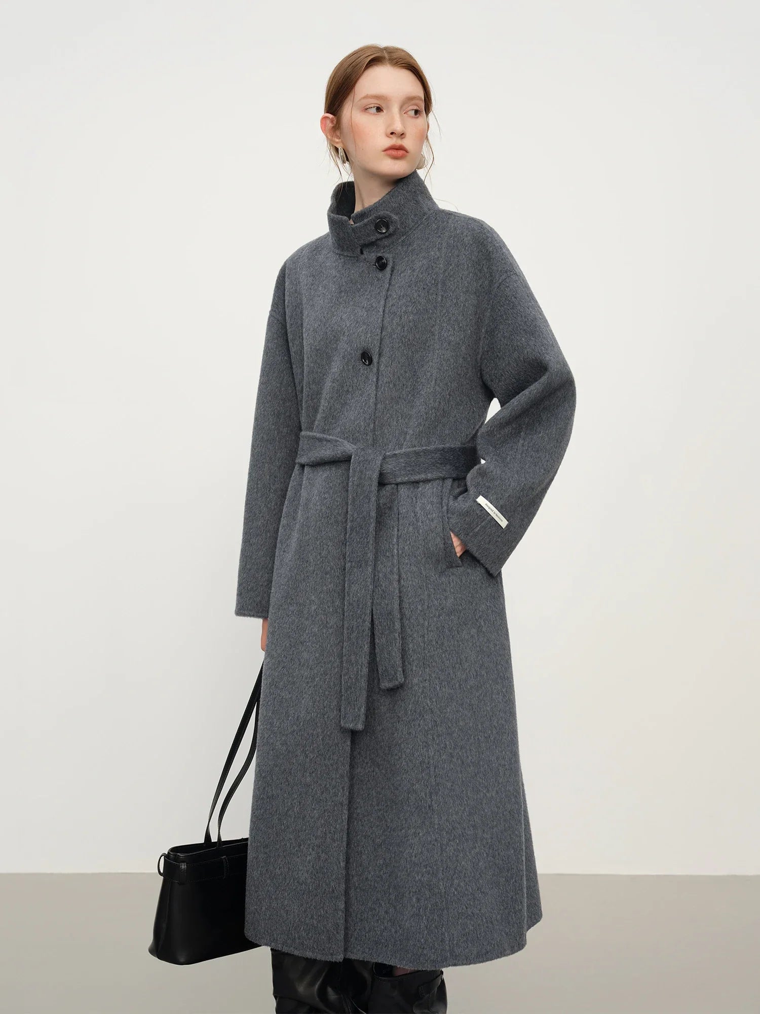 Wool Double-Faced Long Coat