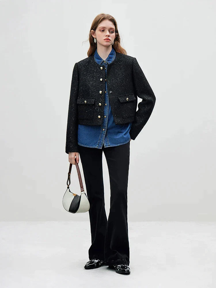 Luxury blazer and skirt set