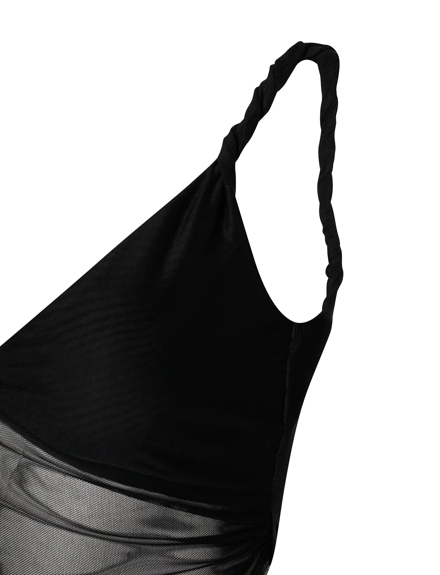 Casual black crop top with skirt