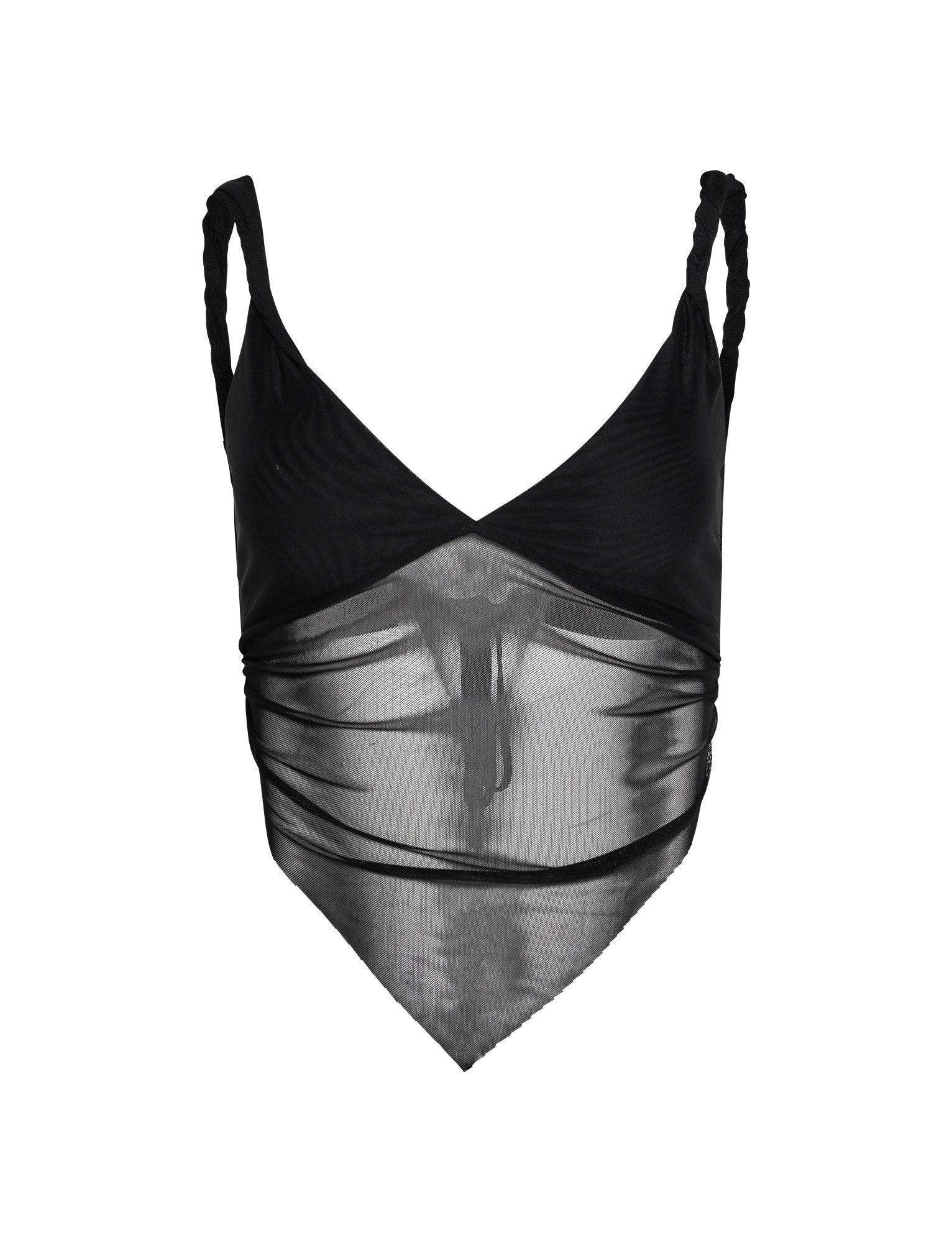 Casual black crop top with skirt