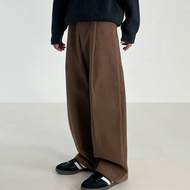 Classic wide leg trousers