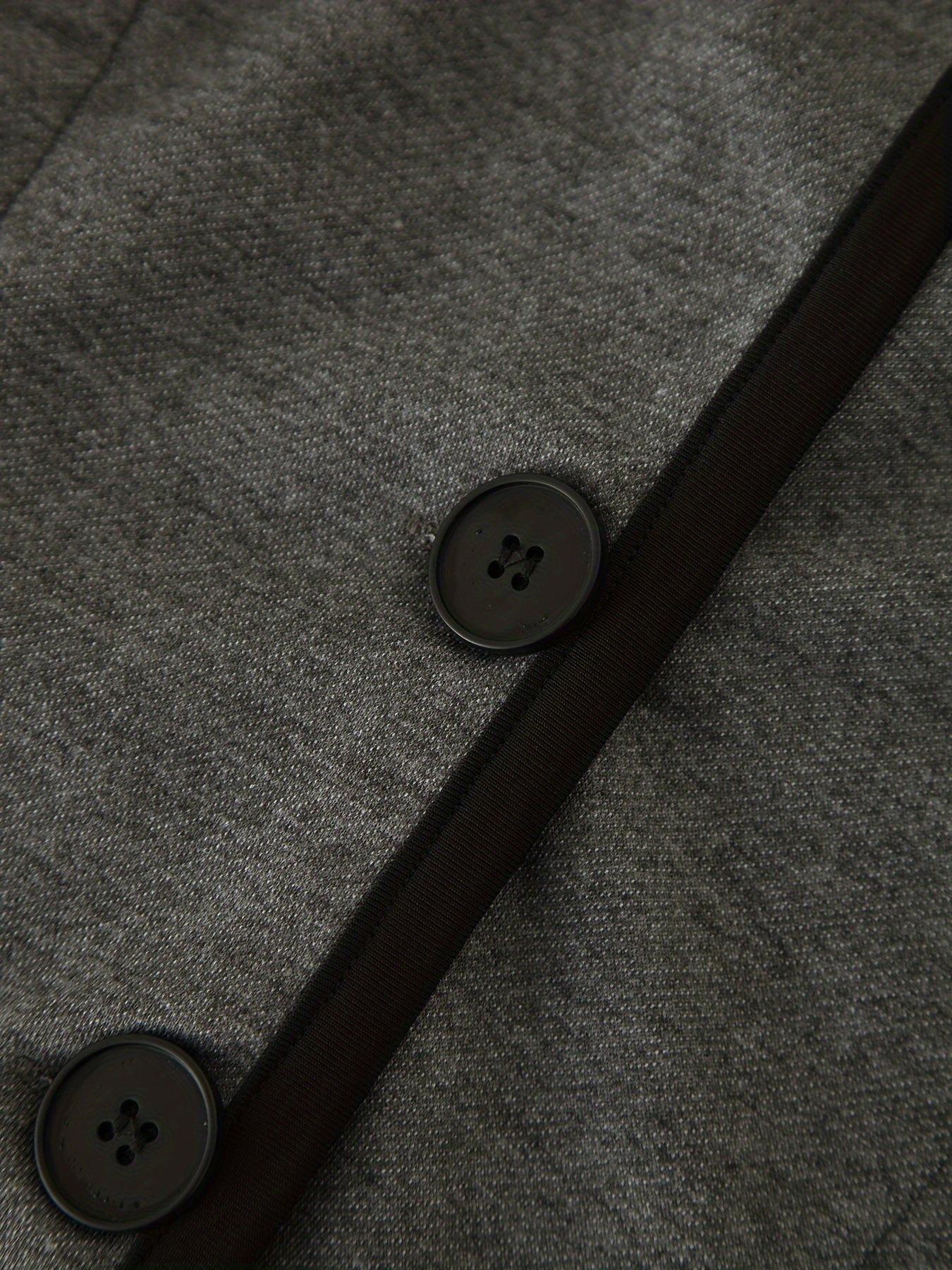 Blazer with shawl collar and contrasting trim