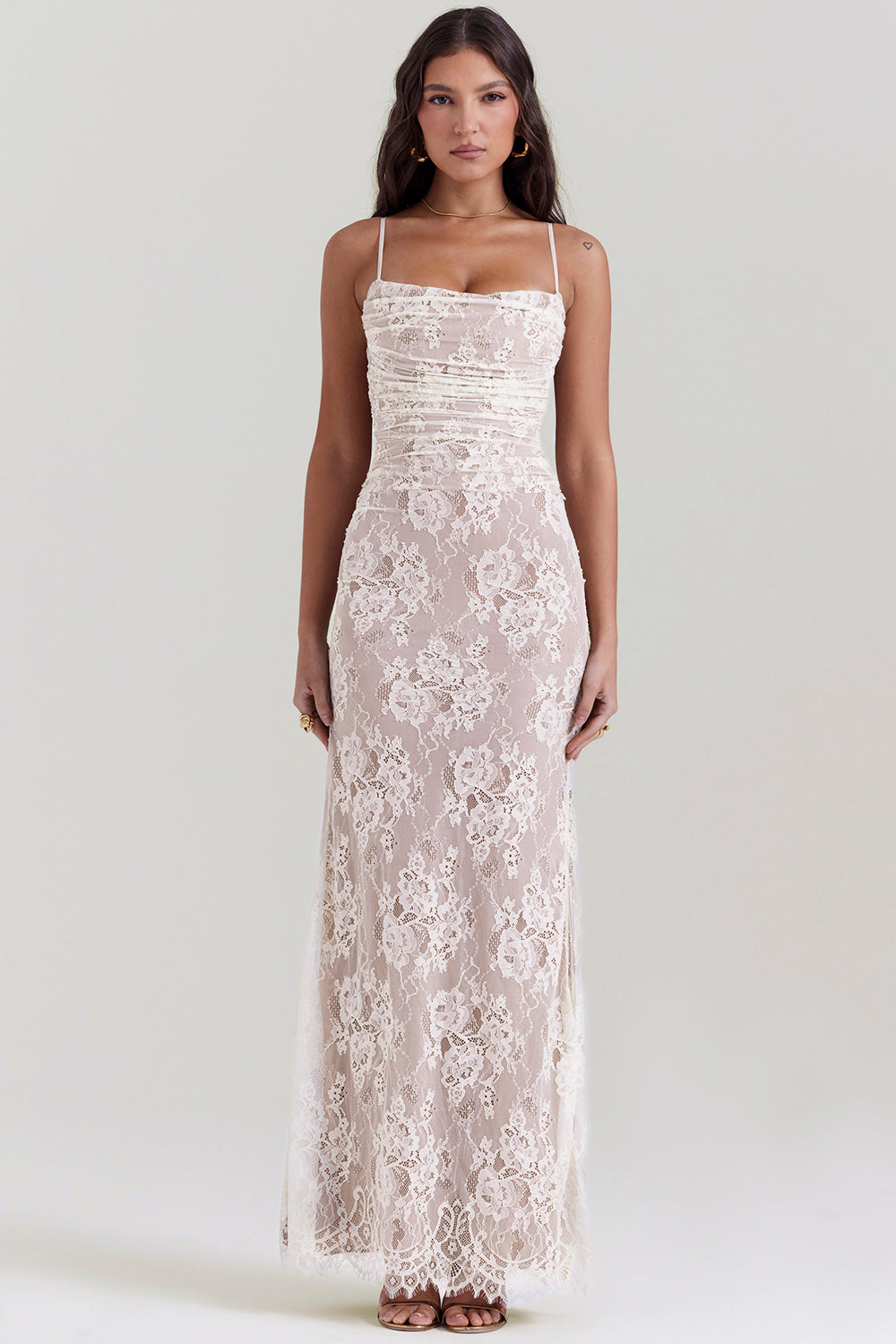 Lace maxi dress