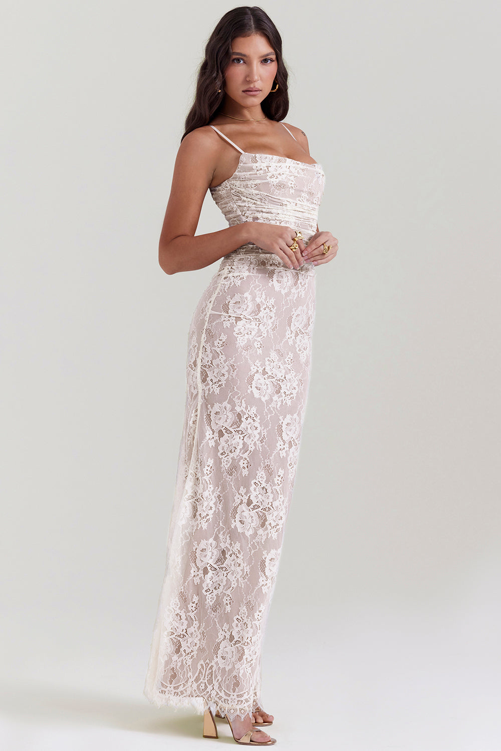 Lace maxi dress
