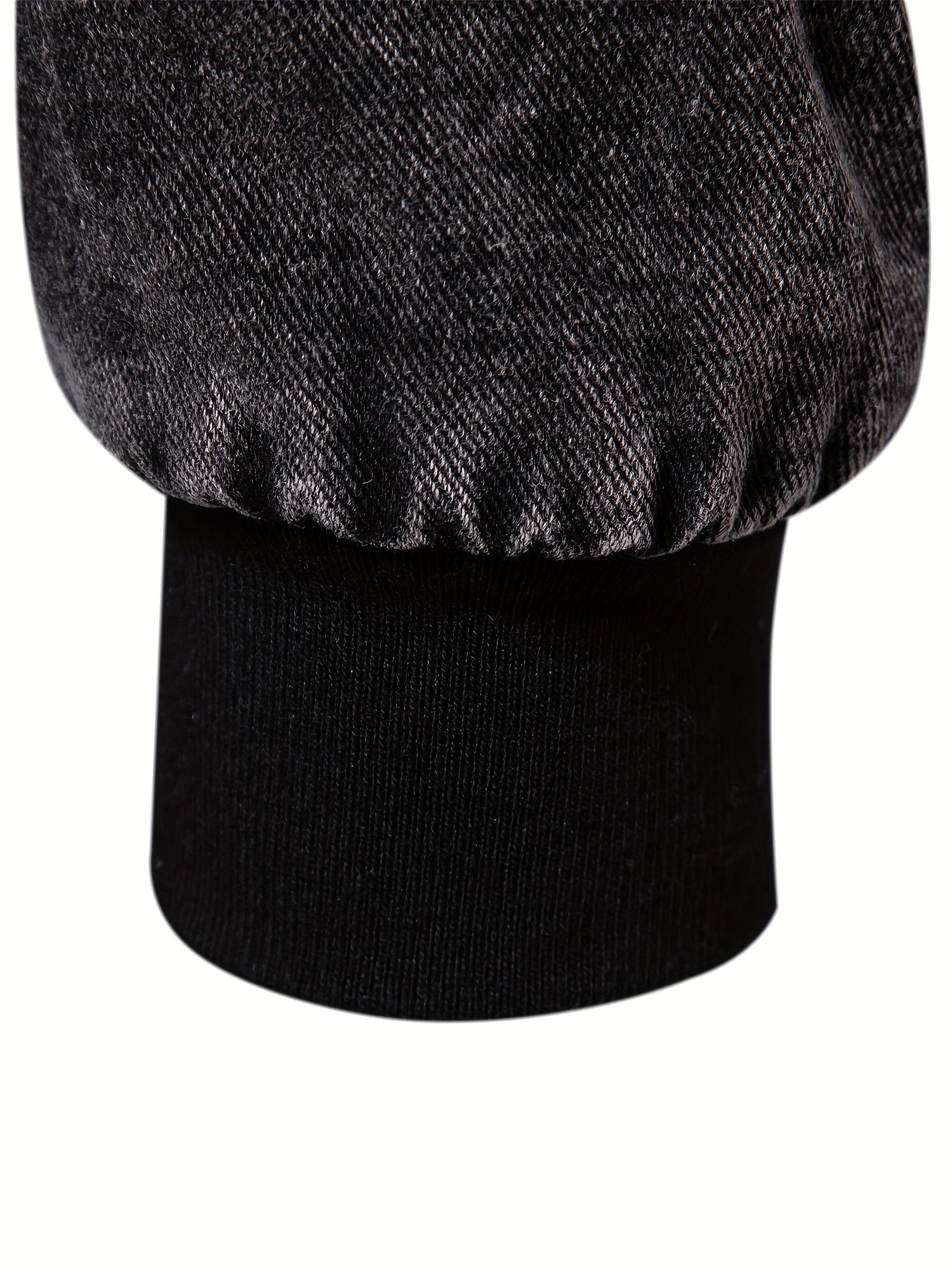 Men's denim fleece jacket