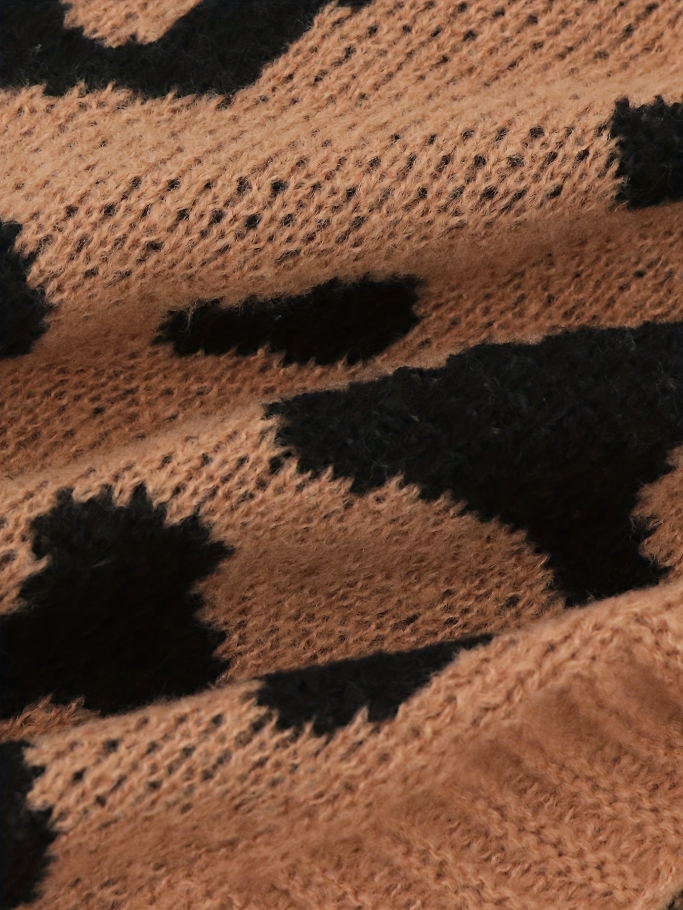 Leopard print cardigan