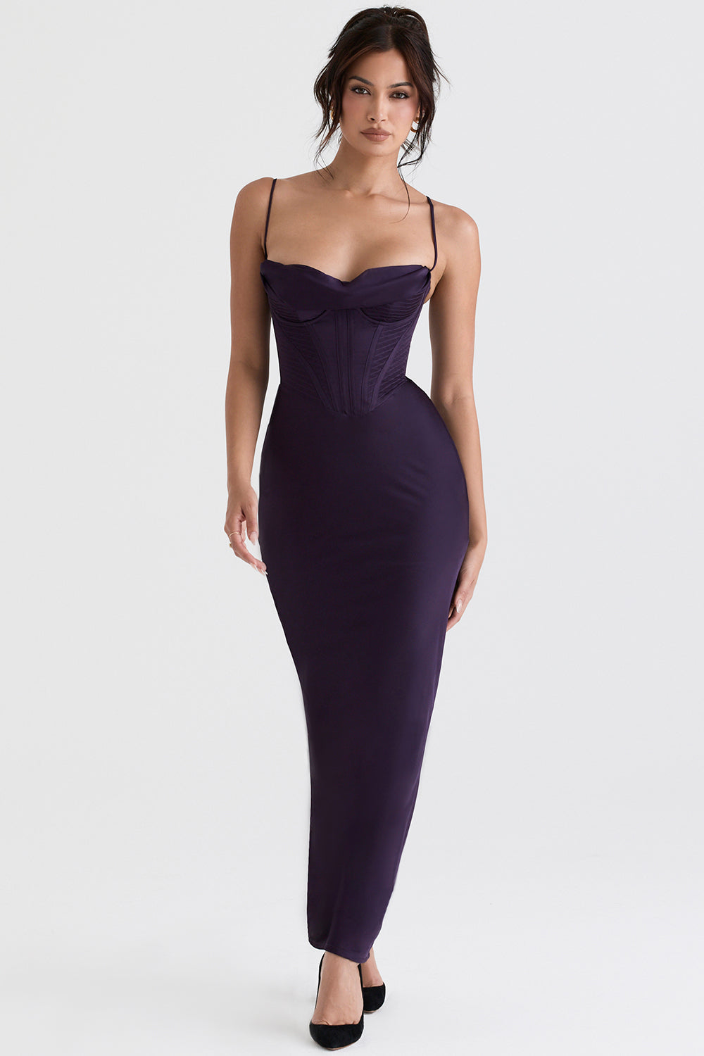 Elegant corset maxi dress