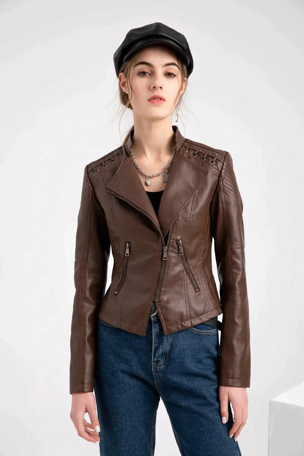 Lambskin coat