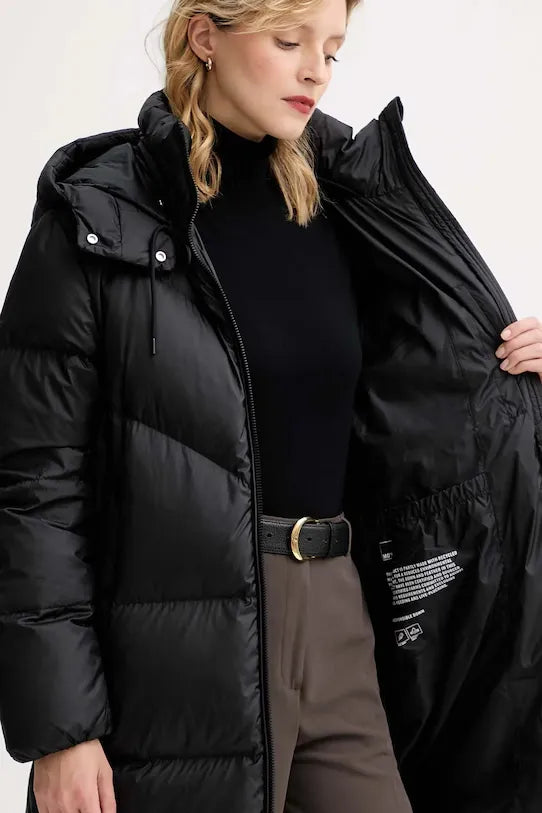 Winter Long Warm Black jacket