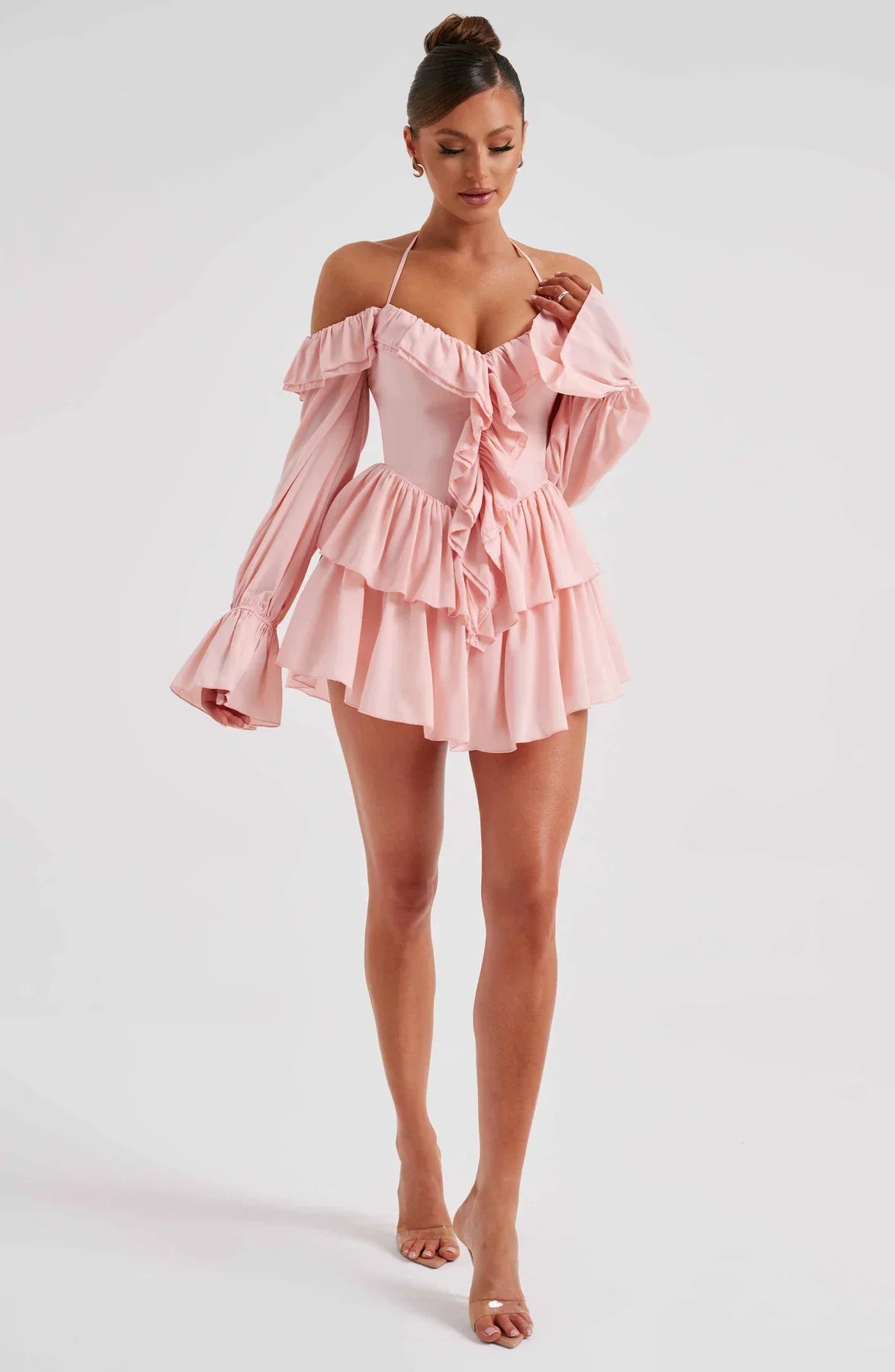 Ruffled Mini dress