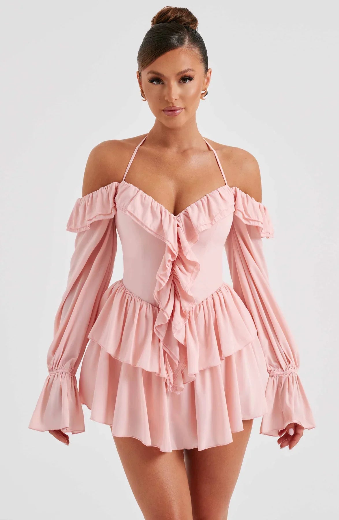Ruffled Mini dress