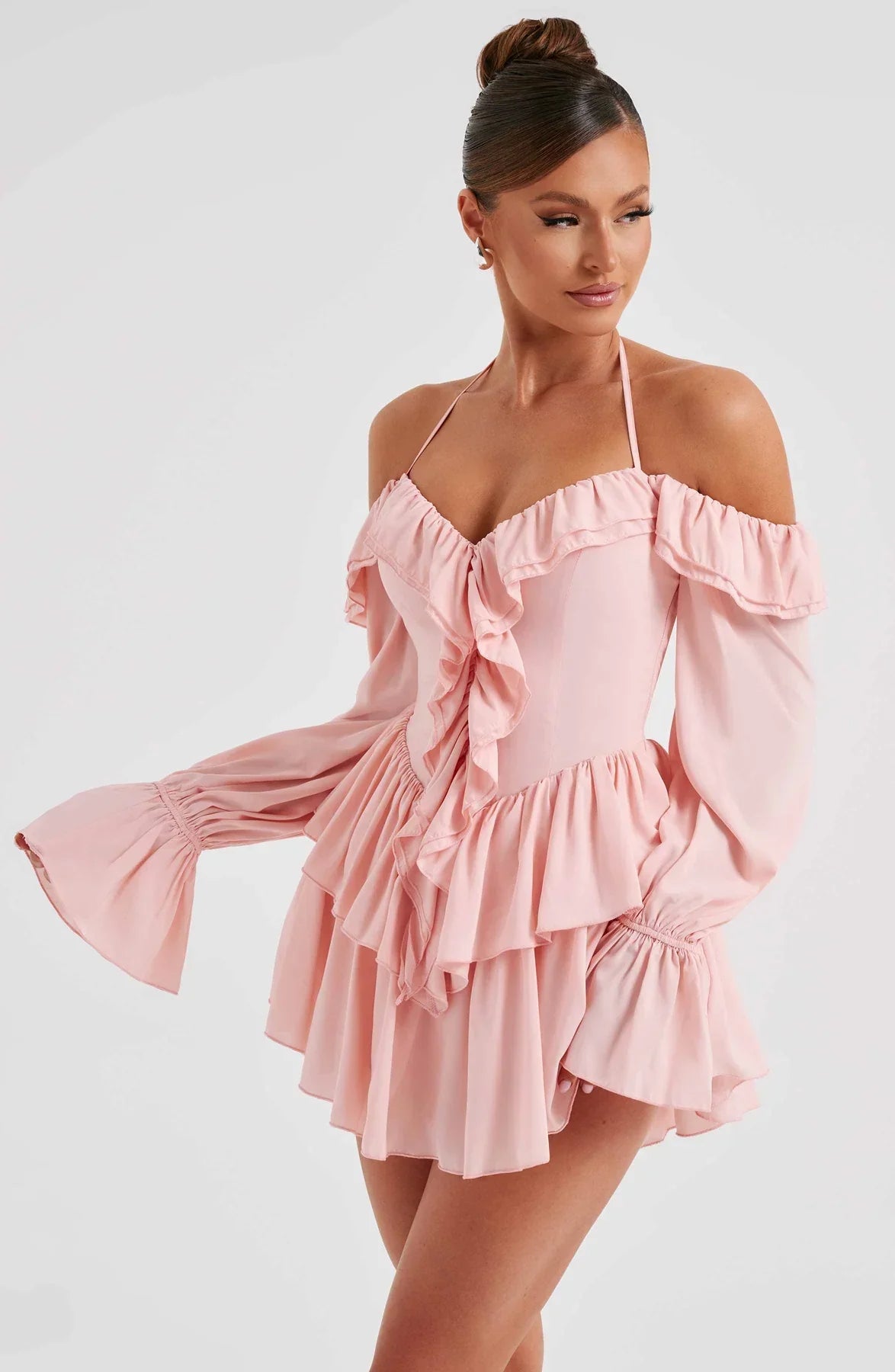 Ruffled Mini dress