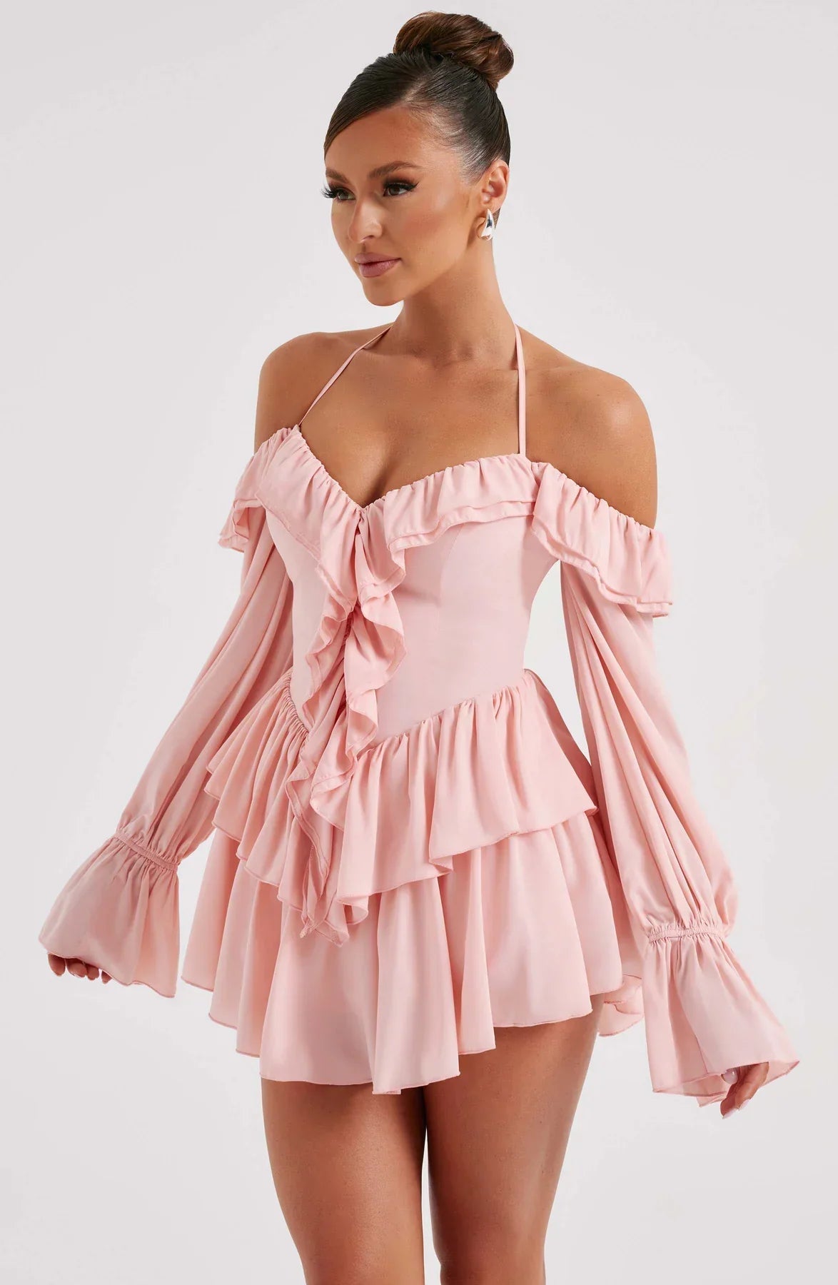 Ruffled Mini dress