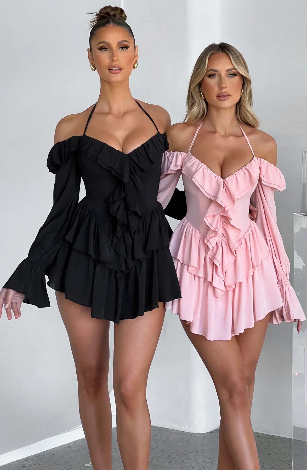 Ruffled Mini dress