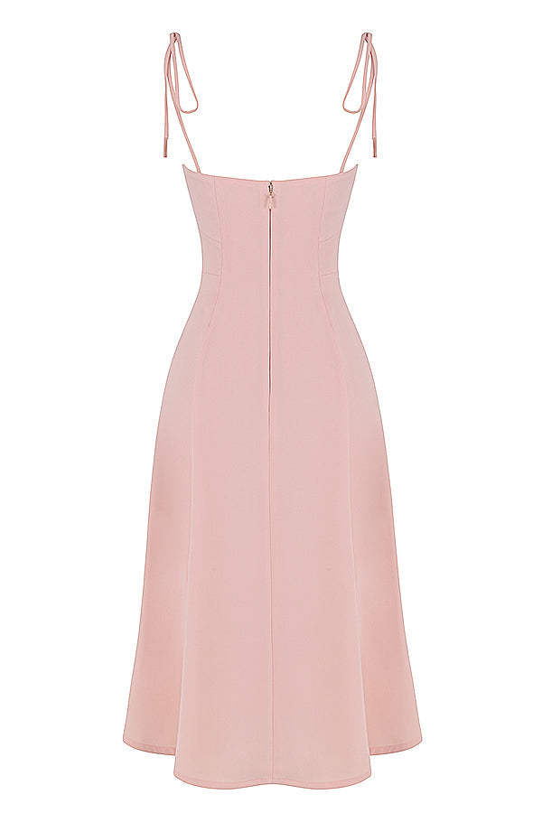 Blushing midi dress