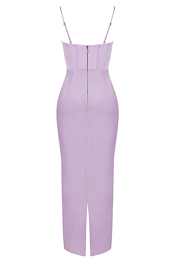 Elegant corset maxi dress