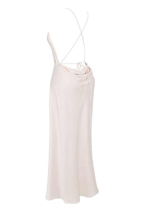 Luxury maxi dress with thigh split
