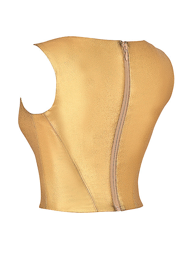Gold corset