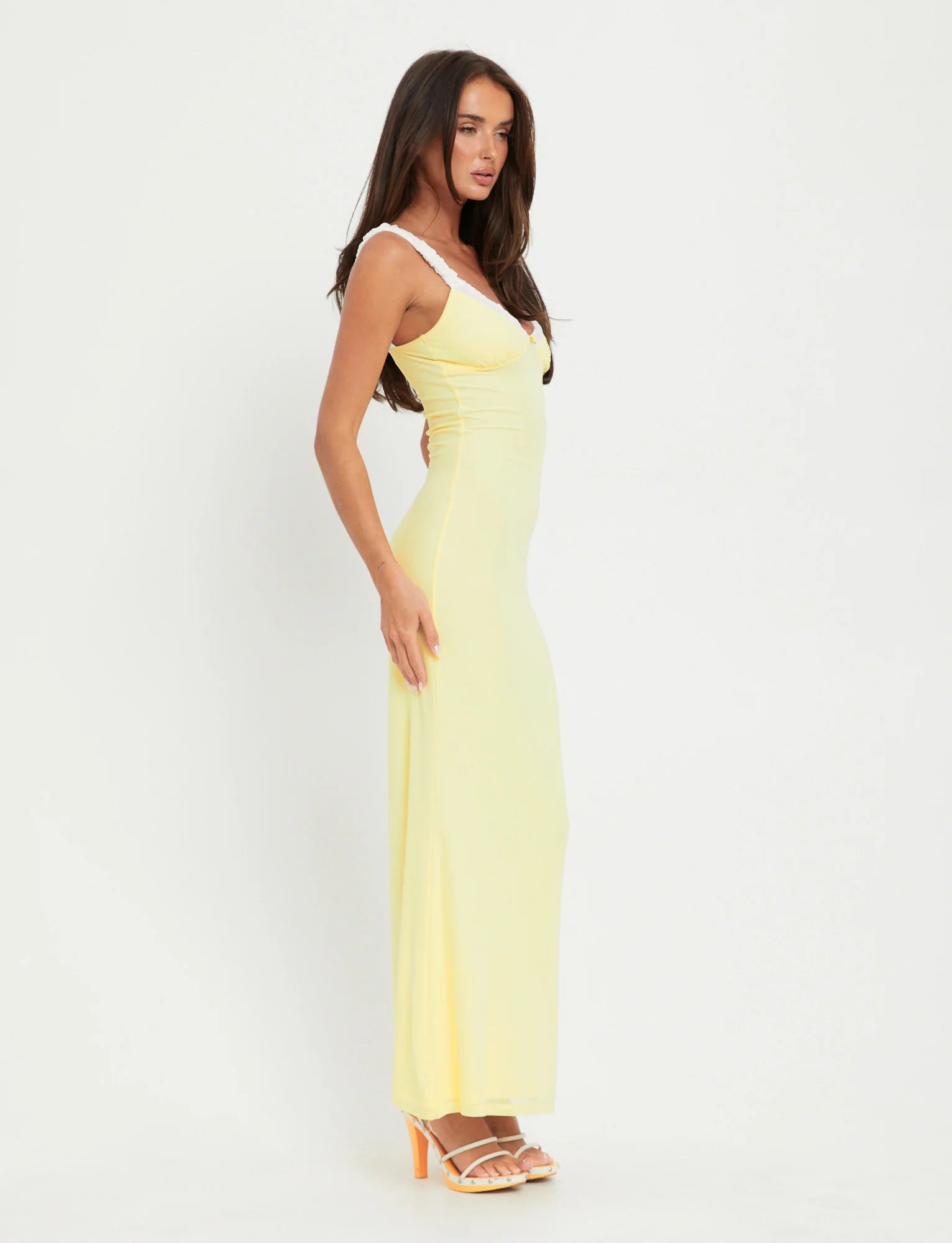 Bodycon V-Neck Maxi Dress