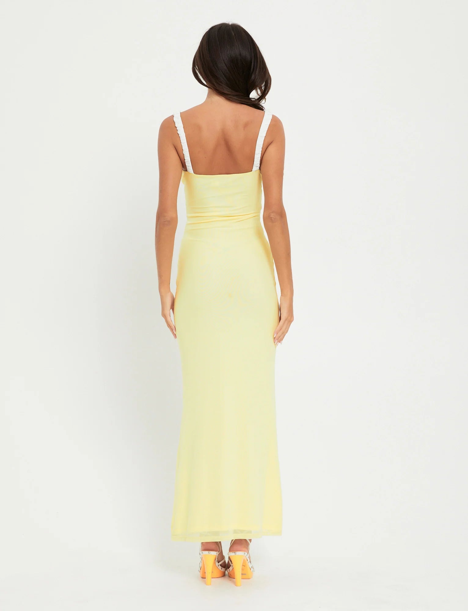 Bodycon V-Neck Maxi Dress