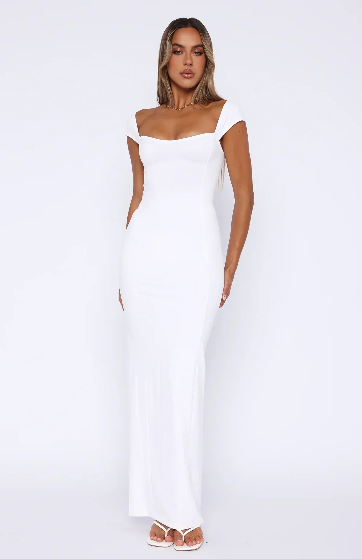Elegant Fishtail Maxi Dress Dress