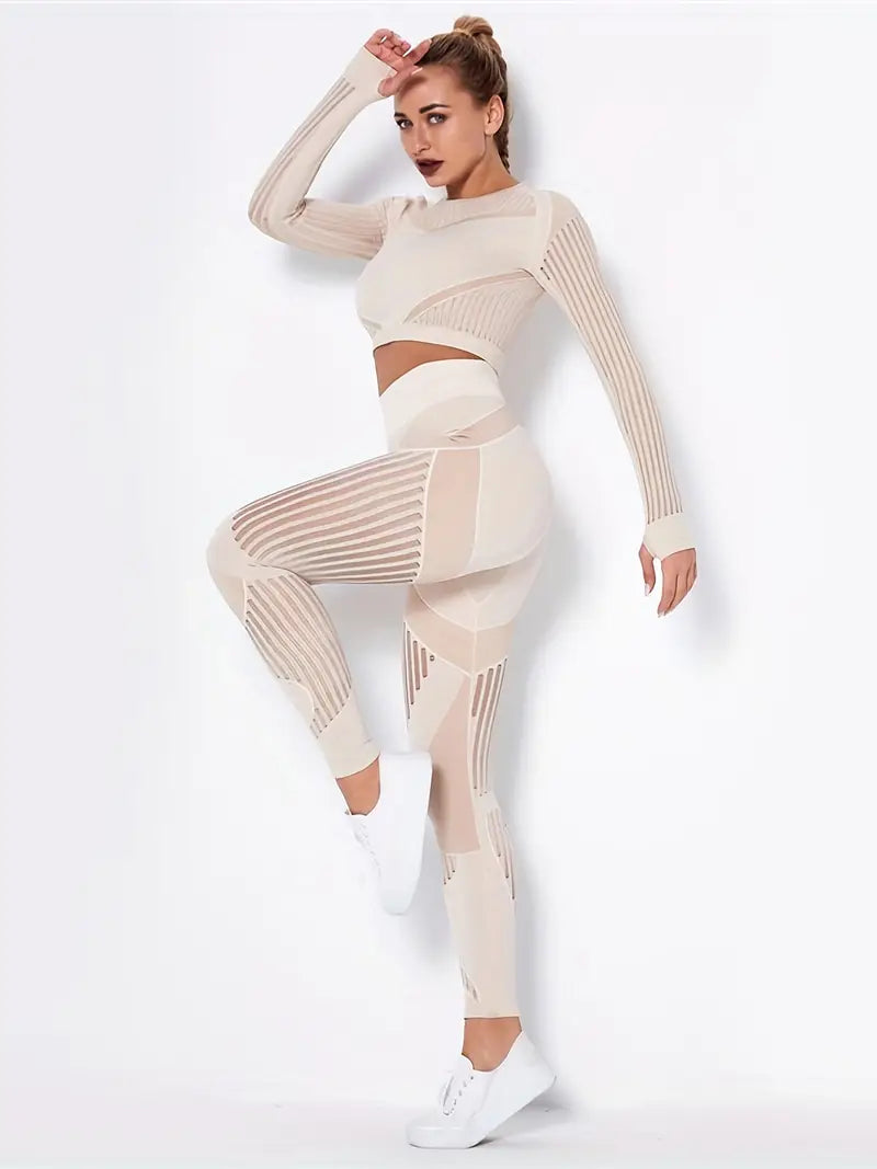 Seamless Knitted Absorbent Yoga Wearsuit