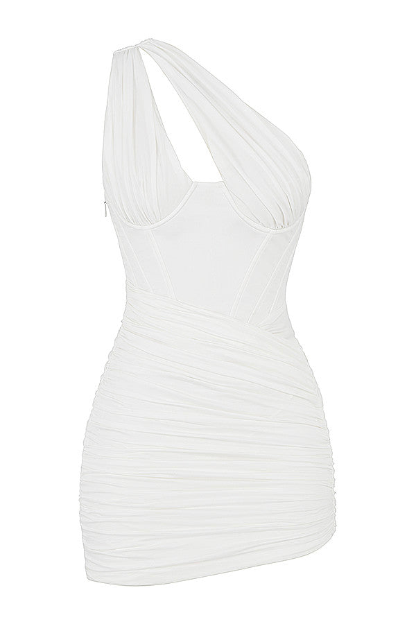 Cut out twisted mini dress