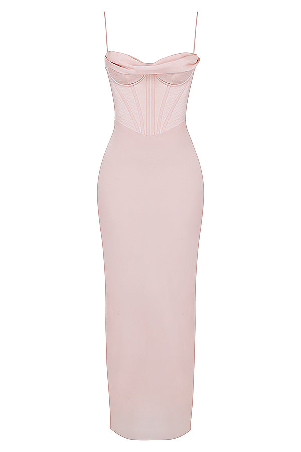 Elegant corset maxi dress
