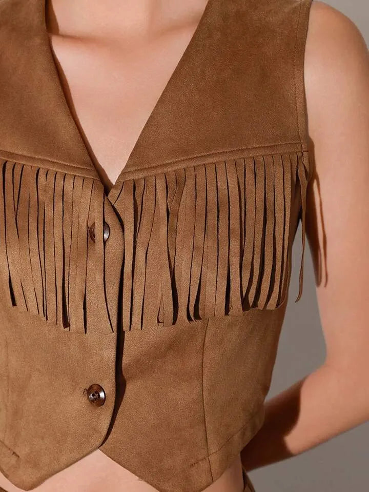 Western Cowgirl Style Top and Skirt