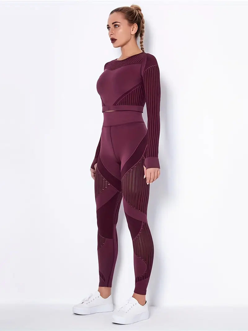 Seamless Knitted Absorbent Yoga Wearsuit