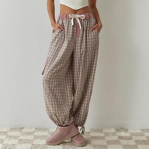 Plaid Pijama Set With Buttoned Shirt