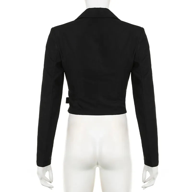 Lapel Midriff baring top