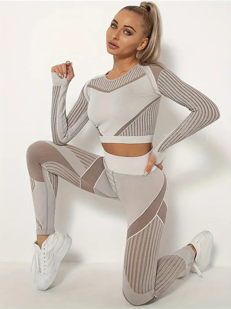 Seamless Knitted Absorbent Yoga Wearsuit