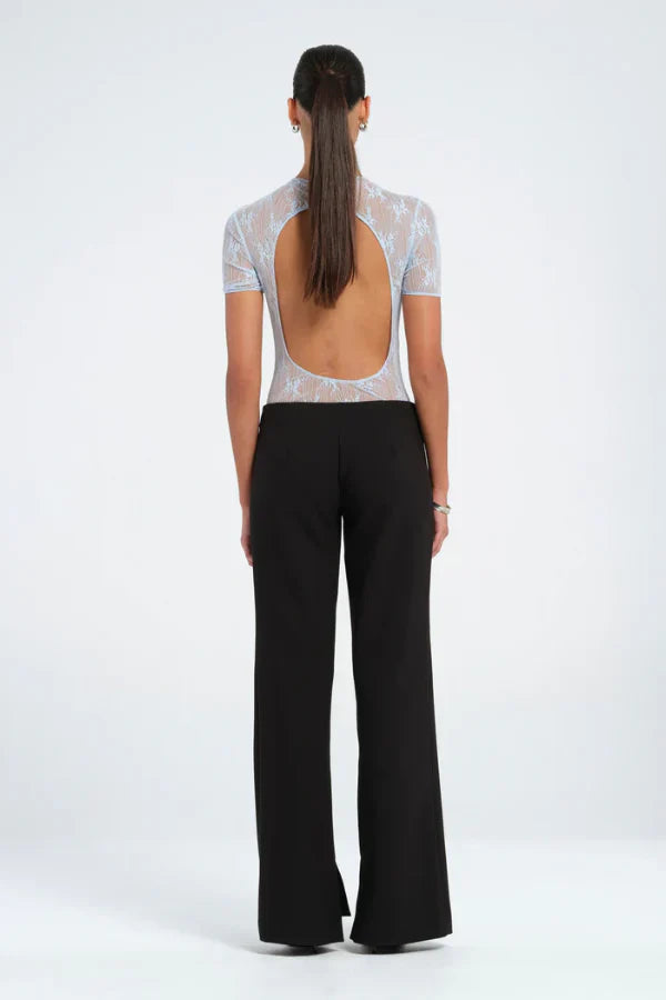 Backless Lacy Top