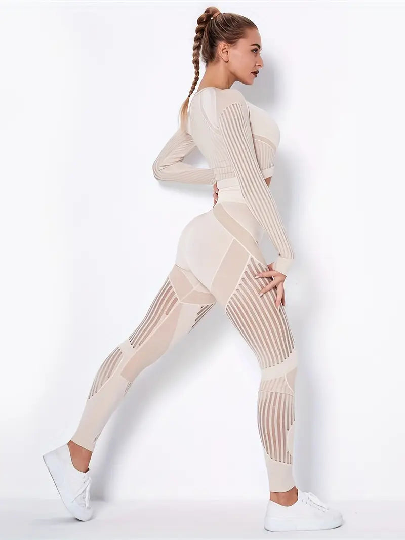 Seamless Knitted Absorbent Yoga Wearsuit