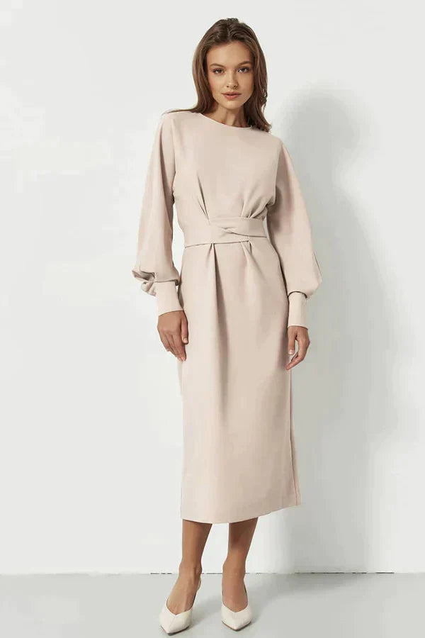 Luxury twisted dress