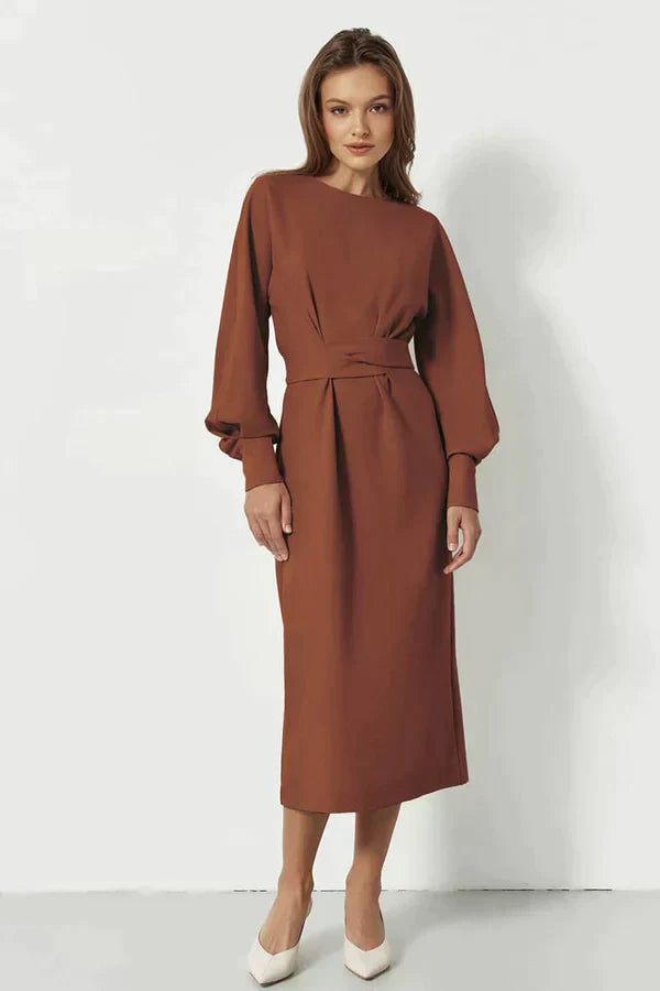 Luxury twisted dress