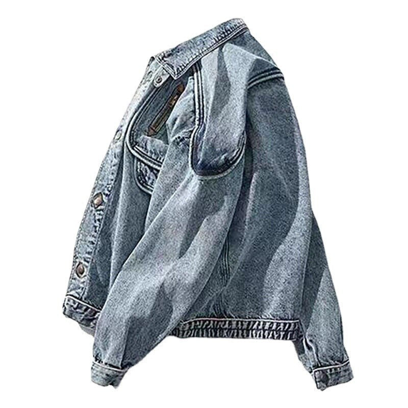 Blue denim jackets for men
