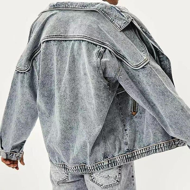 Blue denim jackets for men