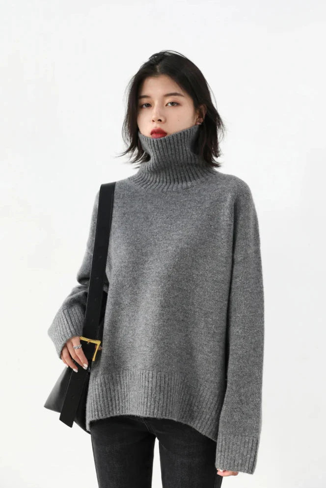 Loose Turtleneck Sweater