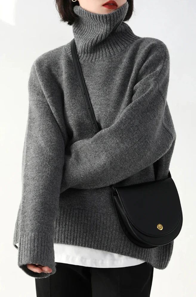 Loose Turtleneck Sweater