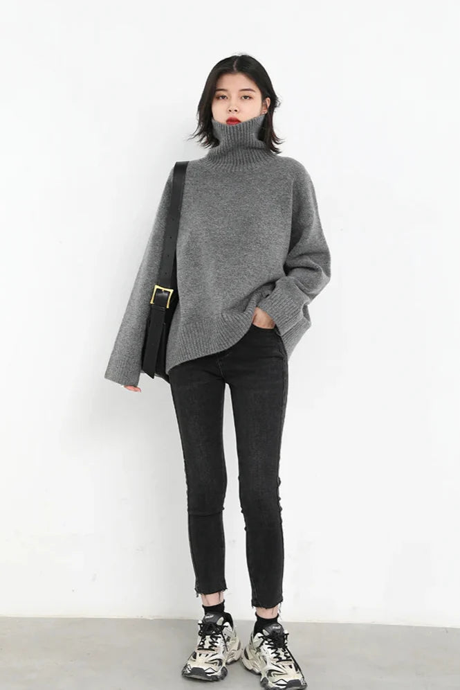 Loose Turtleneck Sweater