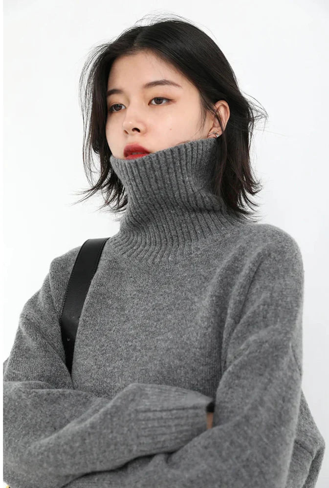 Loose Turtleneck Sweater