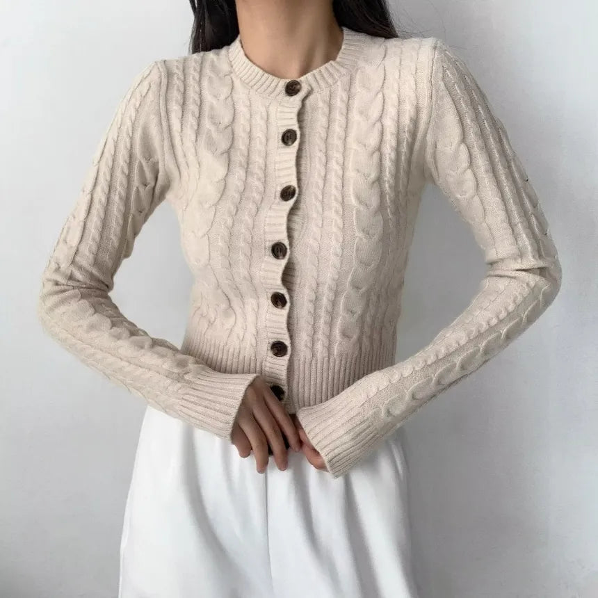 Twisted cardigan