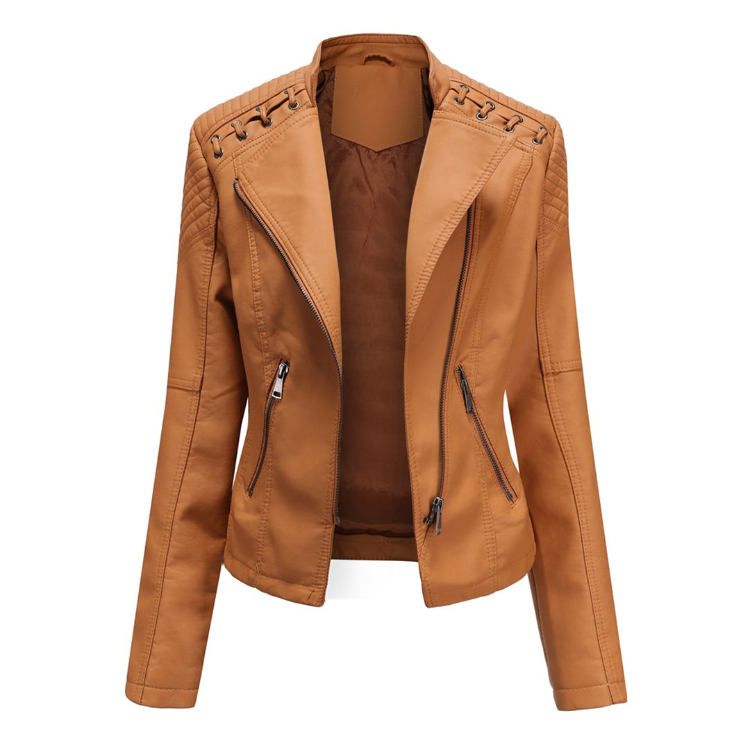 Stylish leather jacket